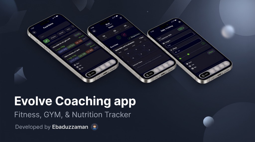 Evolve Coaching – Fitness & Nutrition Tracker