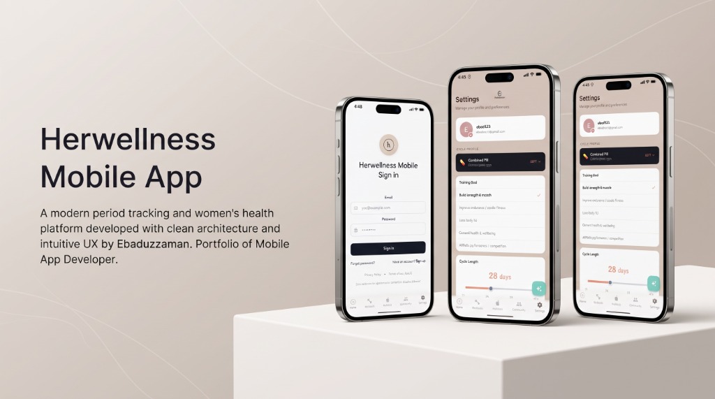 Herwellness – Period & Health Tracker